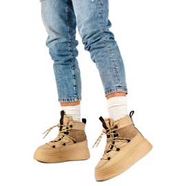 Snestøvler Model 24-72302BE Beige