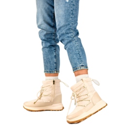 Snestøvler Model 24-16321BE Beige