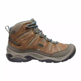 KEEN Circadia Mid Wp Toasted COCONUT/NORTH Atlantic Trekking Sko KE-1026764 brun