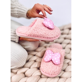 Child Pink børnetøfler med sløjfe lyserød
