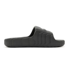 Adidas Adilette 22 til mænd, grå fem livsstilsflip-flops, fashionable til sommer, sort (HP6522)
