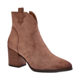 Vinceza 58345 Mørkebeige støvler