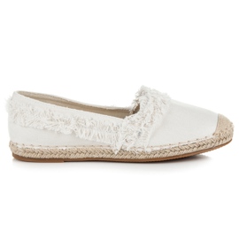 Vices Hvide Espadriller med frynser
