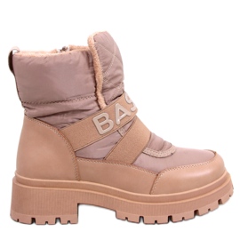 Little Khaki snestøvler til kvinder beige