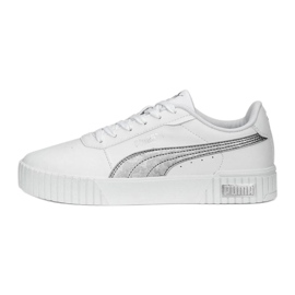 Puma Carina 2.0 Space Metallics 389387-02 sko hvid