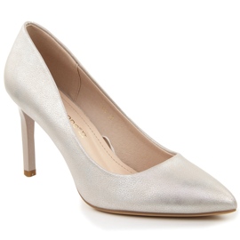 Sergio Leone 1339 perleguld stilet pumps gylden