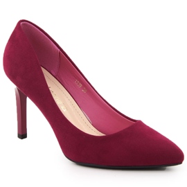Sergio Leone 1339 ruskind fuchsia pumps lyserød
