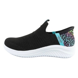 Skechers 303801L/BKMT sko sort
