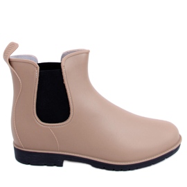 Chelsea-støvler til kvinder, kaki-beige