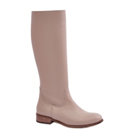 Zazoo 3616 uisolerede damestøvler, beige