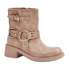 Uisolerede damestøvler Zazoo 3644 beige