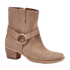 Uisolerede damestøvler Zazoo 3444/2 beige