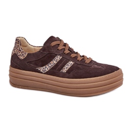 Zazoo N1176 Ruskind Sportssko brun