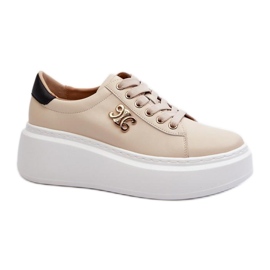 Sportssko til kvinder Y138-8 beige