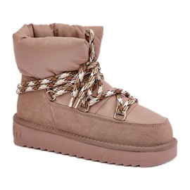D.Franklin snestøvler med pels DFSH375003 beige