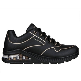 Skechers Uno 2 Golden Trim sko 155637-BKGD sort