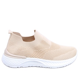 Dame sportssok sko, beige