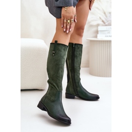 Step in style Støvler Model Ivasira ASA198-22 Grøn - Træd med stil