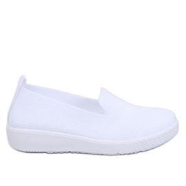 Hvide sokkesneakers til kvinder