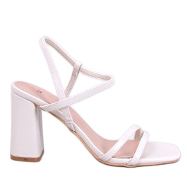 Seastar Beige stabile hælsandaler