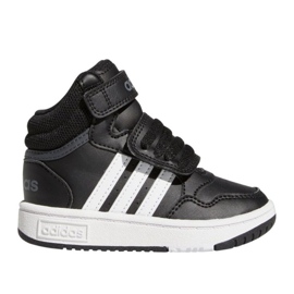 Adidas Hoops Mid Shoes With Velcro GW0408 sportssko, sort