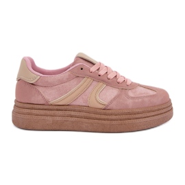 Sneakers til kvinder, lyserøde