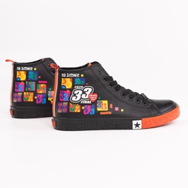 Officielle herresneakers Big Star x Wośp RR174651 sort