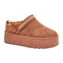 Step in style Snestøvler Model Selithria PL361 Camel - Træd med stil brun