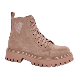 Step in style Støvler Model Nariri 9568A-2 Mørk Beige - Træd med stil