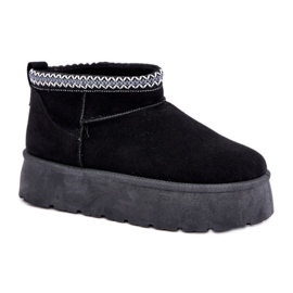 Snestøvler Model Heslania HY877 Sort - Step in style