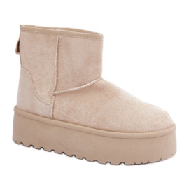 Snestøvler Leanara model 88-61 Light Beige - Step in style