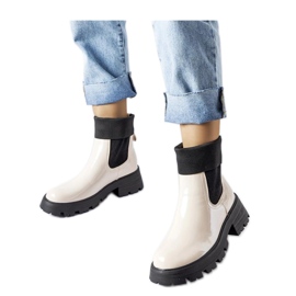 Beige slip-on arbejdsstøvler fra Breolungi - Solea