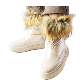 Beige isolerede snestøvler MM274380 - Solea