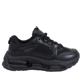 Platform sneakers til kvinder sort