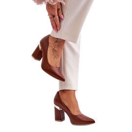 Elegante Pumps Lewski 3117 Brun beige