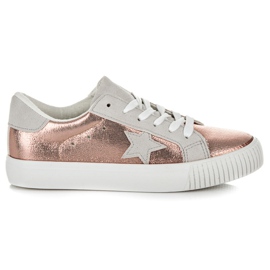 Wilady Sneakers med en stjerne lyserød