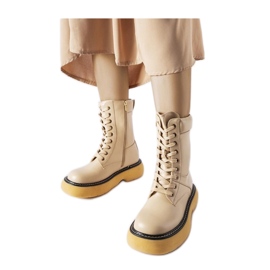 Beige isolerede platformsarbejdere