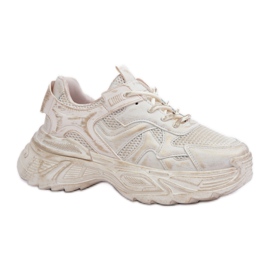 Sportssko Wipe 8952 Beige gylden