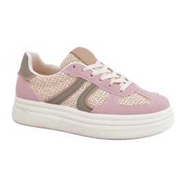 Platform Sportssko Model 8912 Multicolor lyserød