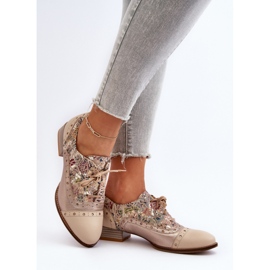 Læder Damesko Maciejka 06408-04 Beige