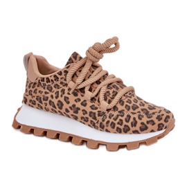 Sneakers Sportssko 24898 Panterka Brun beige
