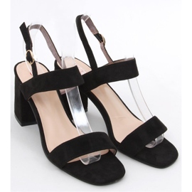 Peony Black højhælede sandaler - Inello sort