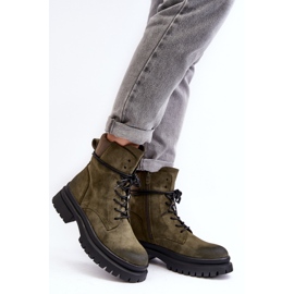 Step in style Trappers Model Narelona 6602 Mørkegrøn - Træd med stil