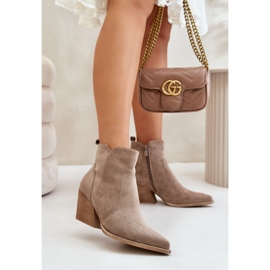 Støvler Model Virtris RQ491 Dark Beige - Step in style