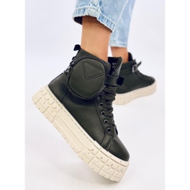 Grønne high-top sneakers