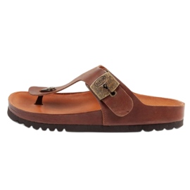 Scholl Jake F306981011 flip-flops brun