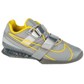 Nike Romaleos 4 CD3463-002 Grå-gul træningssko