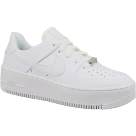 Nike Air Force 1 Sage Low AR5339-100 hvide lædersko