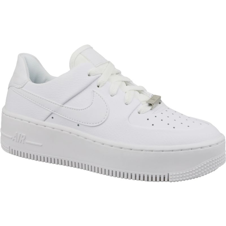 Nike Air Force 1 Sage Low AR5339-100 hvide lædersko