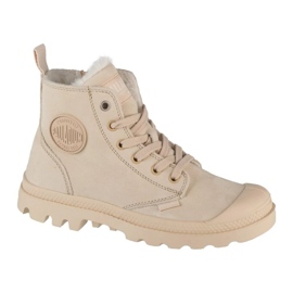 Palladium pampa hi zip WL 95982-217 beige palladium sko